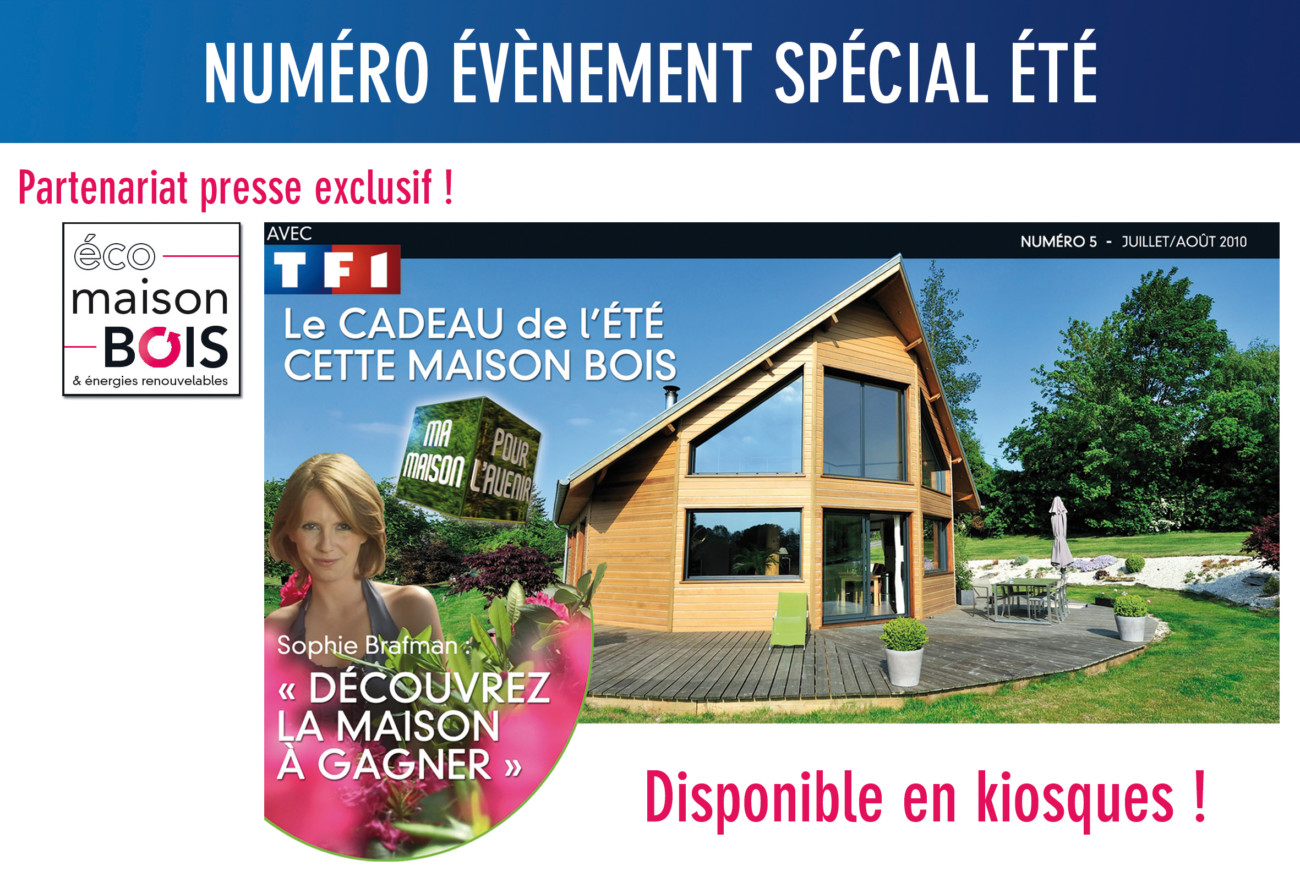Numéro spécial été d'éco maison bois en kiosque