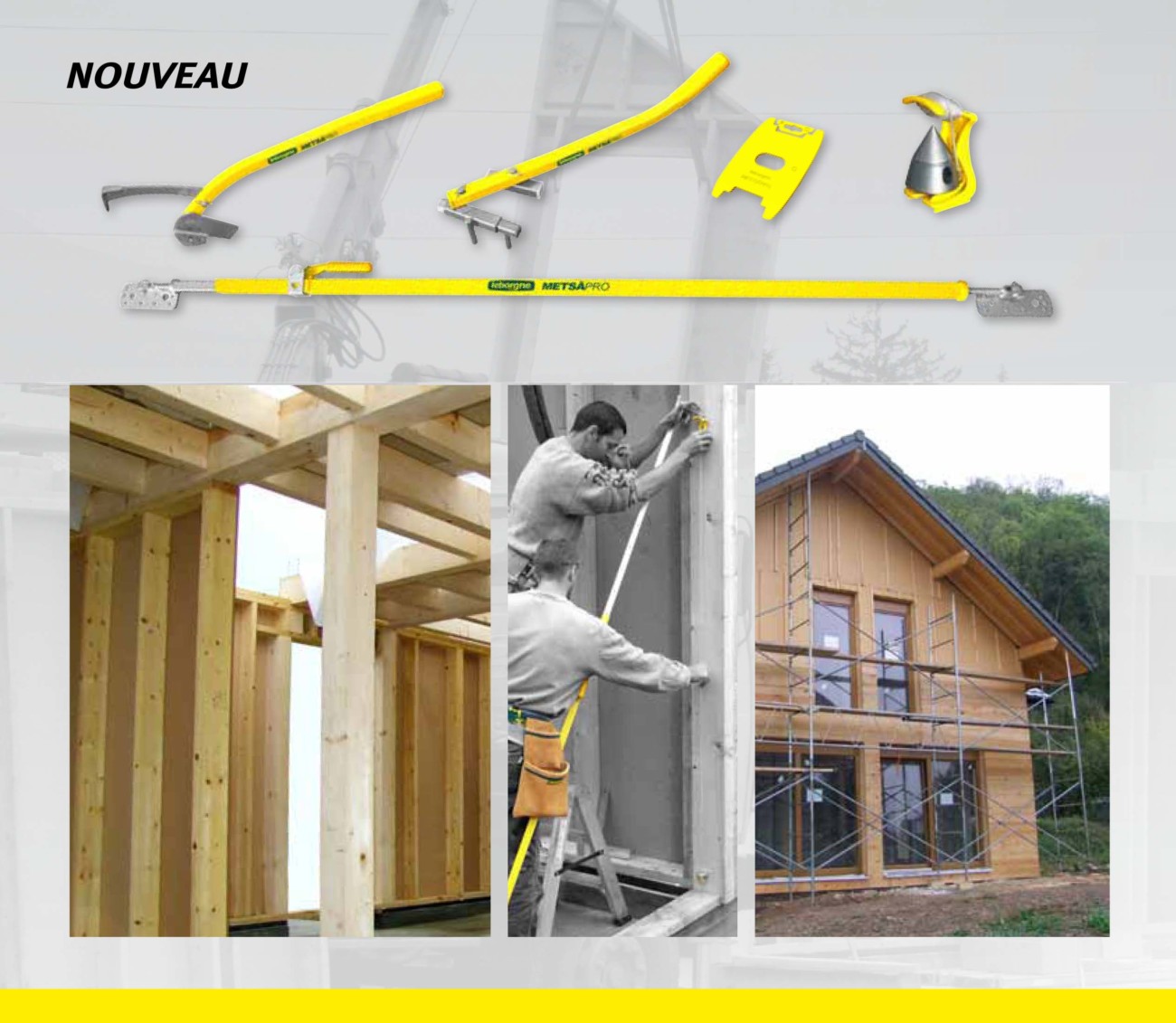 Des outils pour le montage des maisons ossature bois