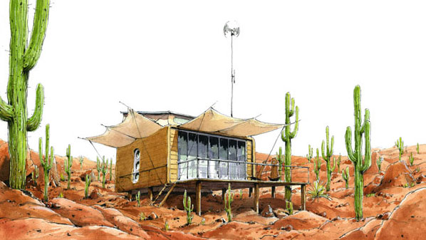 Maison bois écologique et ... portable!