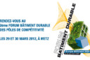 programme du 2ème forum batiment durable des poles de compétitivité