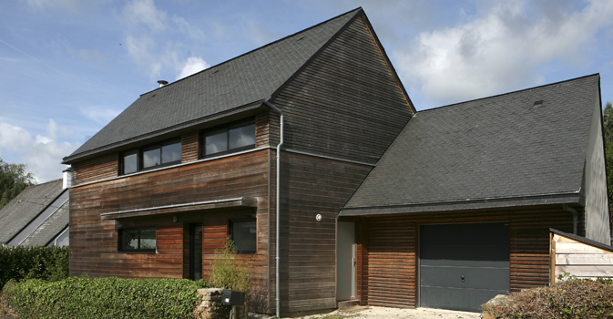 Maison bretonne en ossature bois