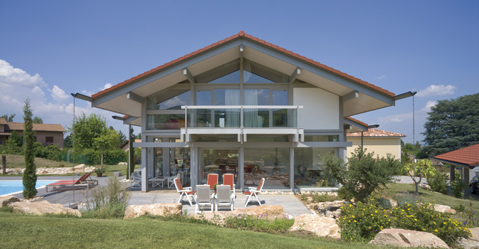 Les maisons mixtes bois et verre de Huf Haus