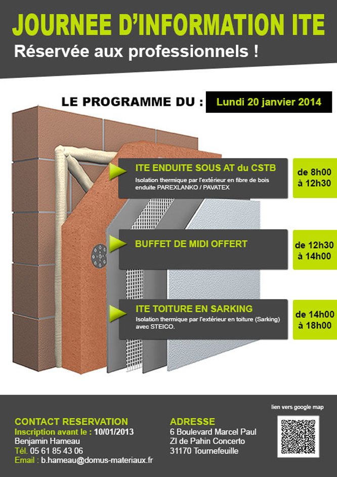 Distribution de matériaux d'isolation thermique