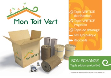 Kit "Mon toit vert", le nouveau toit végétalisé de Vertige®