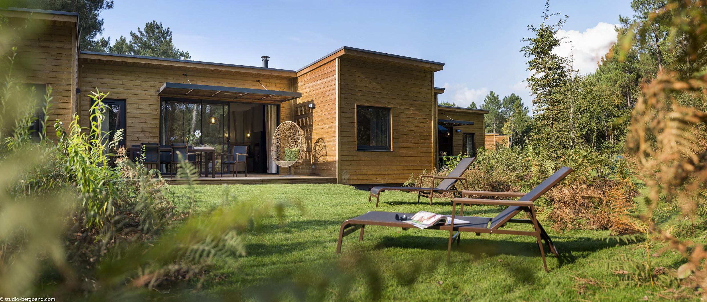 Cottage en bois de Center Park 