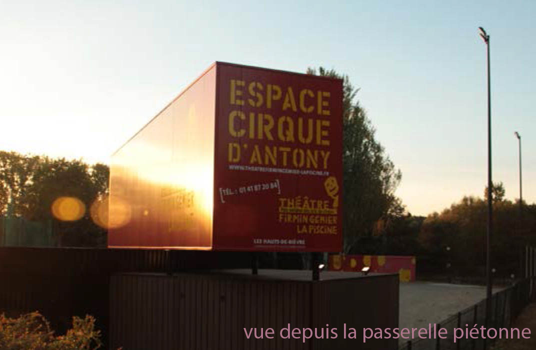 Espace cirque construit par MAD à Anthony